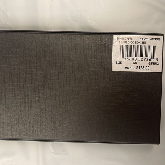 MICHAEL KORS MEN'S TALL CARD HOLDER WALLET SLIM BILLFORD LEATHER 36H9LGFF7L - Picture 8 of 8